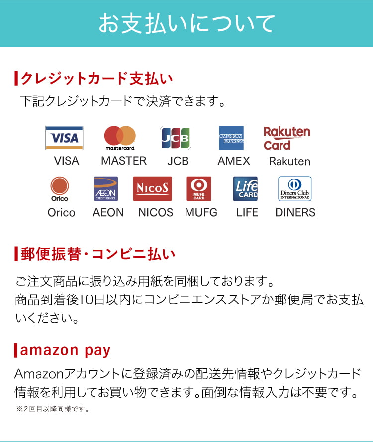 お支払いについて